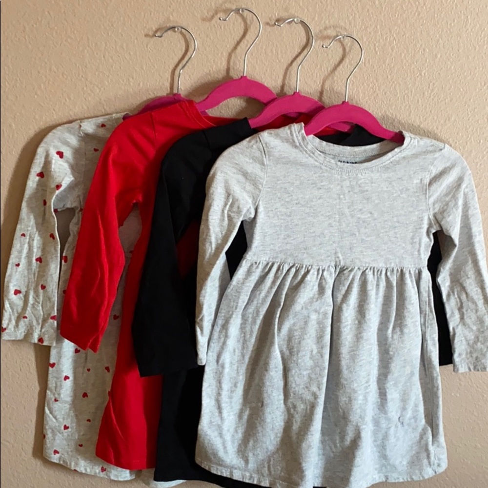 Toddler girl long sleeve dresses